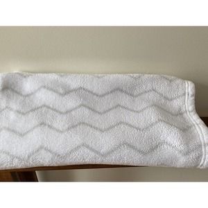 Circo White & Gray Chevron Zig Zag Fleece Plush Baby Security Blanket Lovey